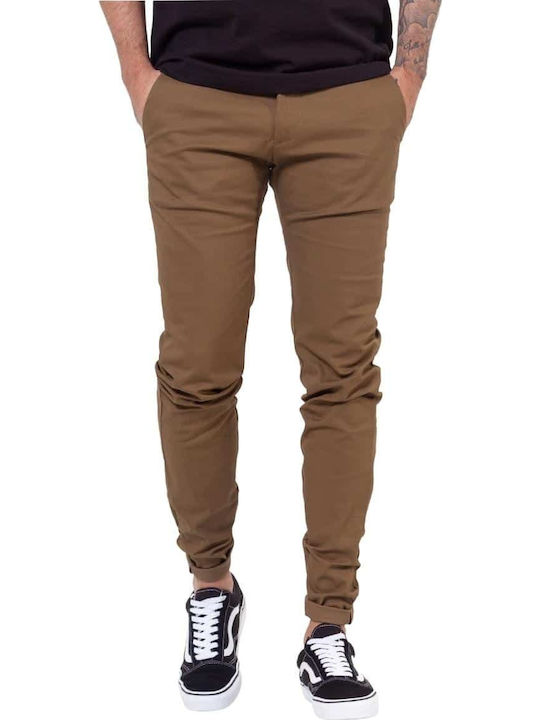 Stefan Fashion Trousers Chino Elastic in Slim F...