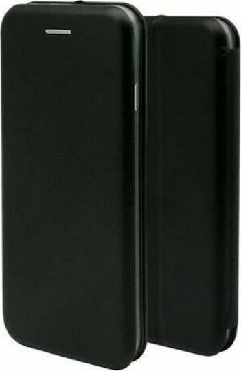 iNOS Curved M-Folio Book Synthetic Leather Black (Redmi 9T)