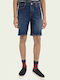 Scotch & Soda Herrenshorts Jeans Blau