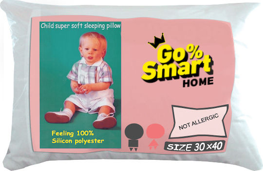 Go Smart Home Baby Schlafkissen Weiß 30x40cm