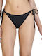 Karl Lagerfeld KL21WBT11 Bikini Slip mit Schnürchen Schwarz KL21WBT11_Onlyone