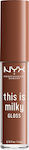 Nyx Professional Makeup This Is Milky Lip Gloss 08 Milk The Coco 4ml