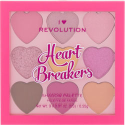 Revolution Beauty Heartbreakers Παλέτα με Σκιές...