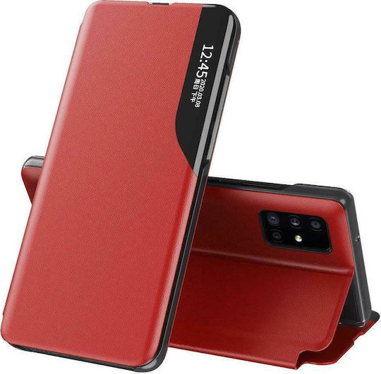 Hurtel Eco Leather View Книга Изкуствена кожа Червен (Galaxy Note 20)