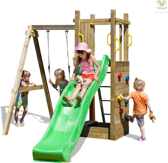 Fungoo Spielplatzspielzeug & Ausrüstung Funny 3 mit Kletterfläche Mehrfarbig für 3+ Jahre
