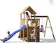 Fungoo Fungoo Wooden Playground Tower Carol with Climbing Surface Multicolour for 3+ Years