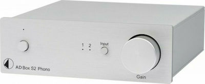 Pro-Ject Audio AD Box S2 Phono Preamp Ασημί