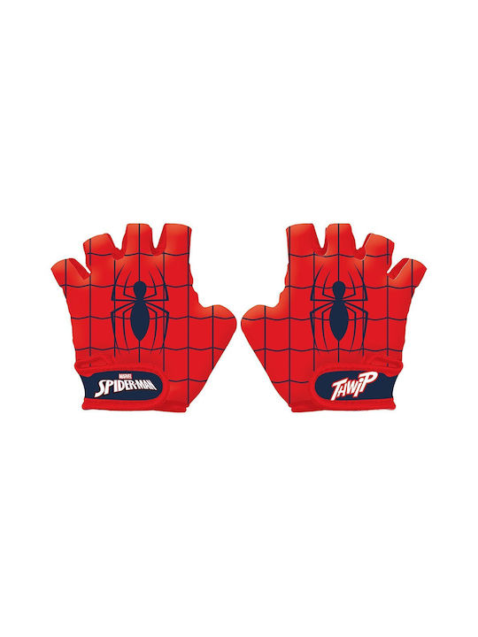 Seven Disney Half Finger Cycling Gloves Kids Red
