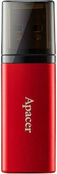 Apacer AH25B 64GB USB 3.1 Stick Red