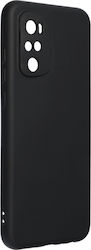 Senso Liquid Silicone Back Cover Black (Redmi Note 10 / 10s / Poco M5s)