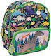 Floss & Rock Dinosaur School Bag Backpack Kindergarten in Green color