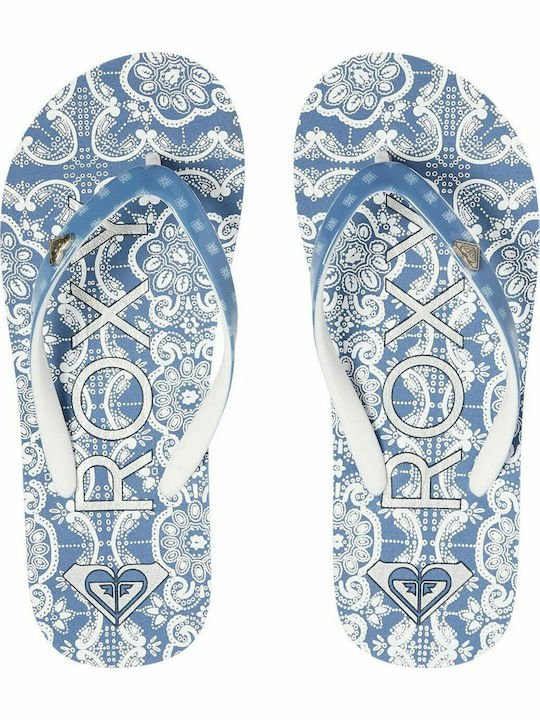 Roxy Παιδικές Σαγιονάρες Flip Flops Γαλάζιες RG...