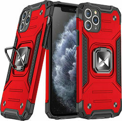 Wozinsky Ring Armor Back Cover Plastic Roșu (iP...