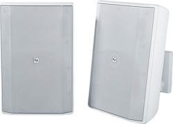 Electro-Voice Passive On-wall Speakers 90W Evid-S8.2 (Pair) in White Color