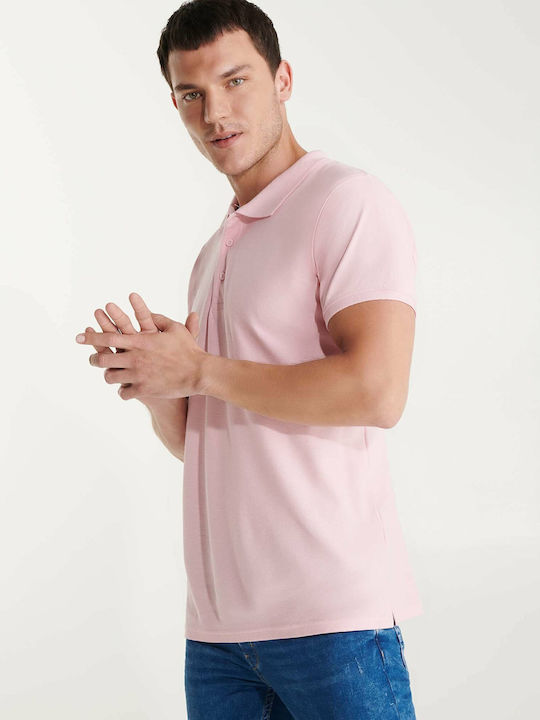 Roly Star Polo Short Sleeve Blouse Pink