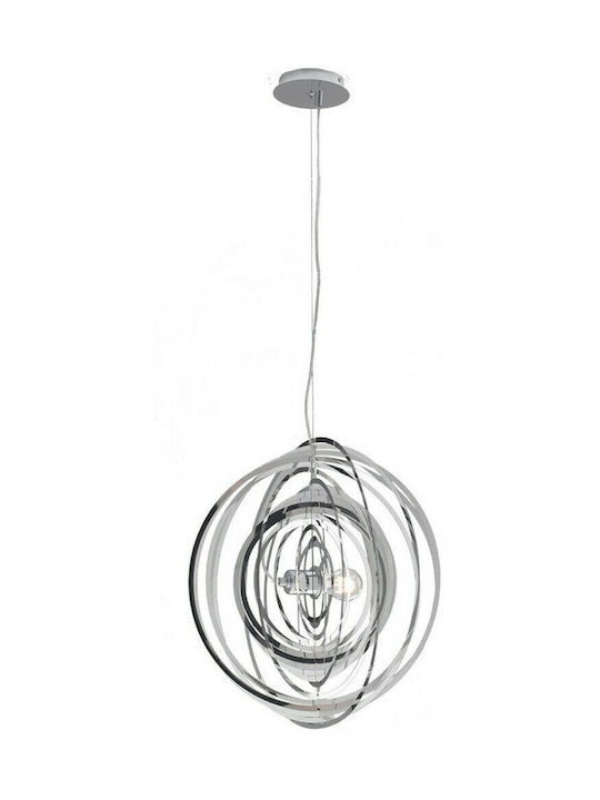 Fan Europe Club-S50 Pendant Light Single-Light for Socket E27 Silver I-CLUB-S50 CR