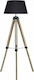 Lampa de podea Î144xL46cm. Negru
