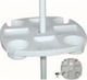 Beach Umbrella Table White