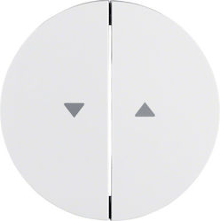 Hager R.1/R.3 Shutter Switch Front Switch/Button Frames in White Color 16252089