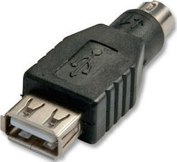 Lindy 70000 PS/2 Männlich zu USB-A Weiblich Konverter Lindy 70000 PS/2 Männlich zu USB-A Weiblich Konverter