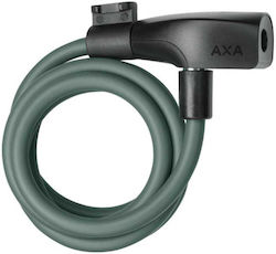AXA Resolute 8-120 Κλειδαριά Ποδηλάτου Κουλούρα με Κλειδί Πράσινη