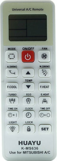 Mitsubishi 17551 Air Conditioner Remote Control