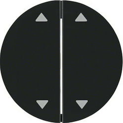 Hager R.1/R.3 Shutter Switch Front Double Butto...