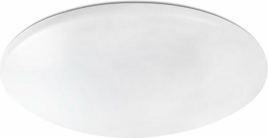 Faro Barcelona Bic Ceiling Mount Light 60cm White with Integrated LED