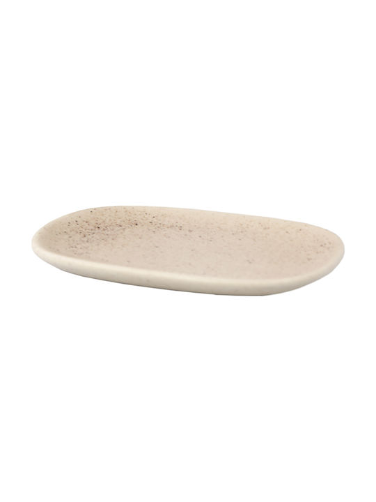 Dimitracas Dune Ceramic Soap Dish Countertop Beige Beige