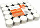 Sidirela Tealights White (up to 4hrs Duration) 50pcs