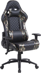 Zita Plus A6110 Artificial Leather Gaming Chair with Adjustable Arms Army