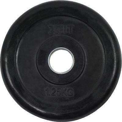 X-FIT 38201 Δίσκος Λαστιχένιος 1 x 1.25kg Φ28mm