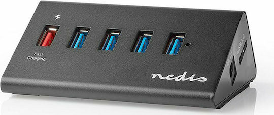 Nedis USB-Hub 5 Anschlüsse USB 3.0 mit USB-A Anschluss