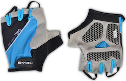 Byox Mănuși De Ciclism Scurte Unisex Albastre