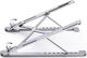 NOX Βάση για Laptop έως 17" Ασημί (ZH-007)