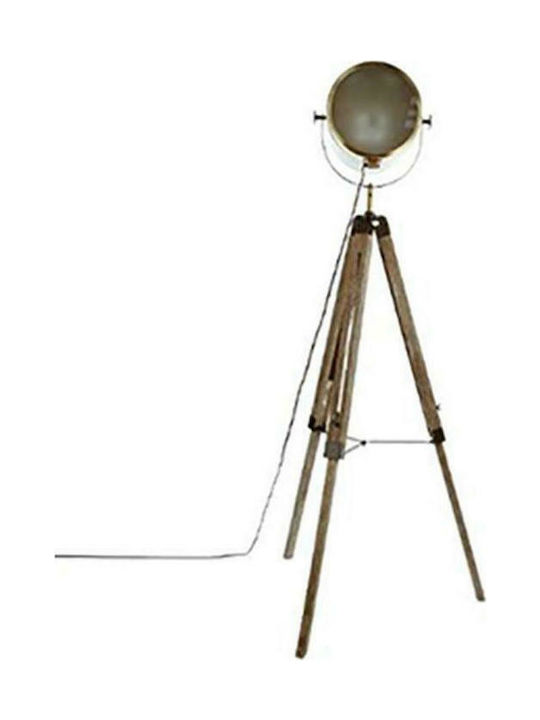 Atmosphera Vintage Floor Lamp H152xW60cm. Beige