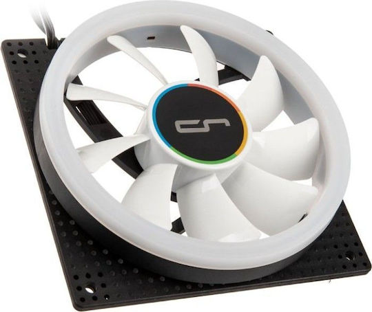 Cryorig Crona X Case Fan 120mm 1700rpm with ARGB Lighting and 4-Pin PWM Connection White