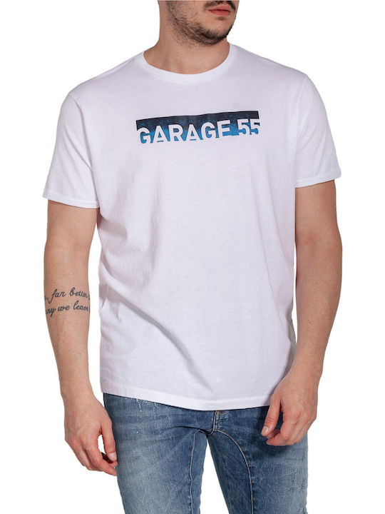 Garage Fifty5 Herren Kurzarmshirt Weiß