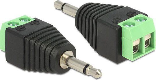 DeLock Βύσμα 3.5mm Jack male Μαύρο 65528