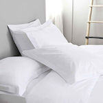 Sprintzio Hotel Sheet White Single 160x280cm Cotton & Polyester 1pcs