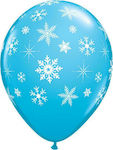 Μπαλόνια Snowflakes & Sparkles Robins Egg Μπλε 28εκ. 25τμχ