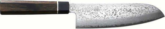Senzo Suncraft Black Santoku 16.7cm