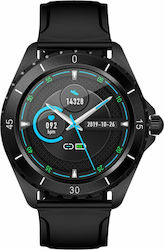 DAS.4 SG40 Smartwatch με Παλμογράφο (Μαύρο)