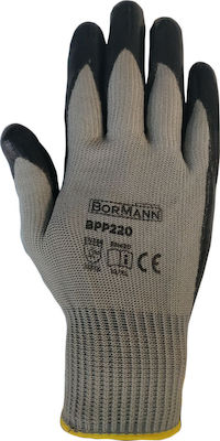 Bormann BPP220 Mănuși de Lucru Gri Nitril 023289