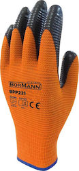 Bormann Safety Glofe Nitrile Orange