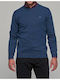 Langarm-Pullover Blau
