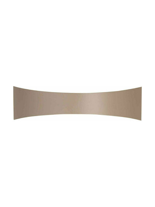 Ondaluce Modern Lamp Wall with Integrated LED and Warm White Light Beige 40x10.5cm