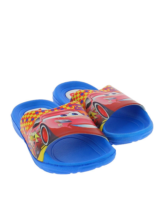 Kinder Badeschlappen Disney Autos Blau
