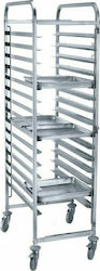 Fresh Количка за професионална кухня за 15 тави В173.5xШ47xД62см Fresh Количка за професионална кухня за 15 тави В173.5xШ47xД62см
