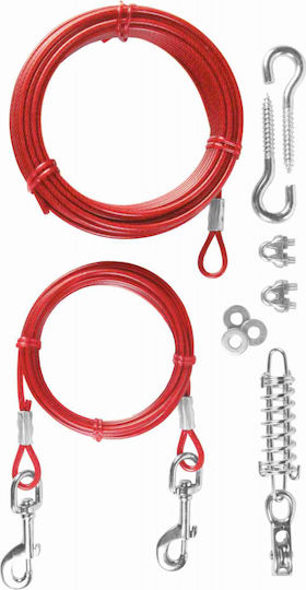 Trixie Dog Leash/Lead Shock Absorber with Red Pulley in Red color 15m